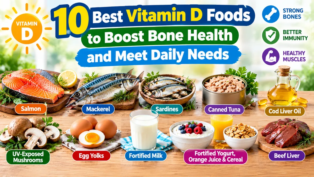 10 Foods High in Vitamin D