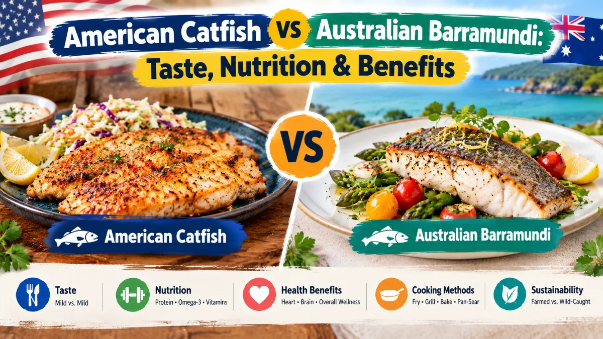 American Catfish vs Australian Barramundi